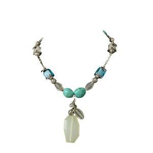 Avon turquoise bead necklace